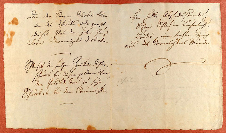 Ode alla Gioia di Friedrich Schiller Ode alla Gioia di Friedrich Schiller