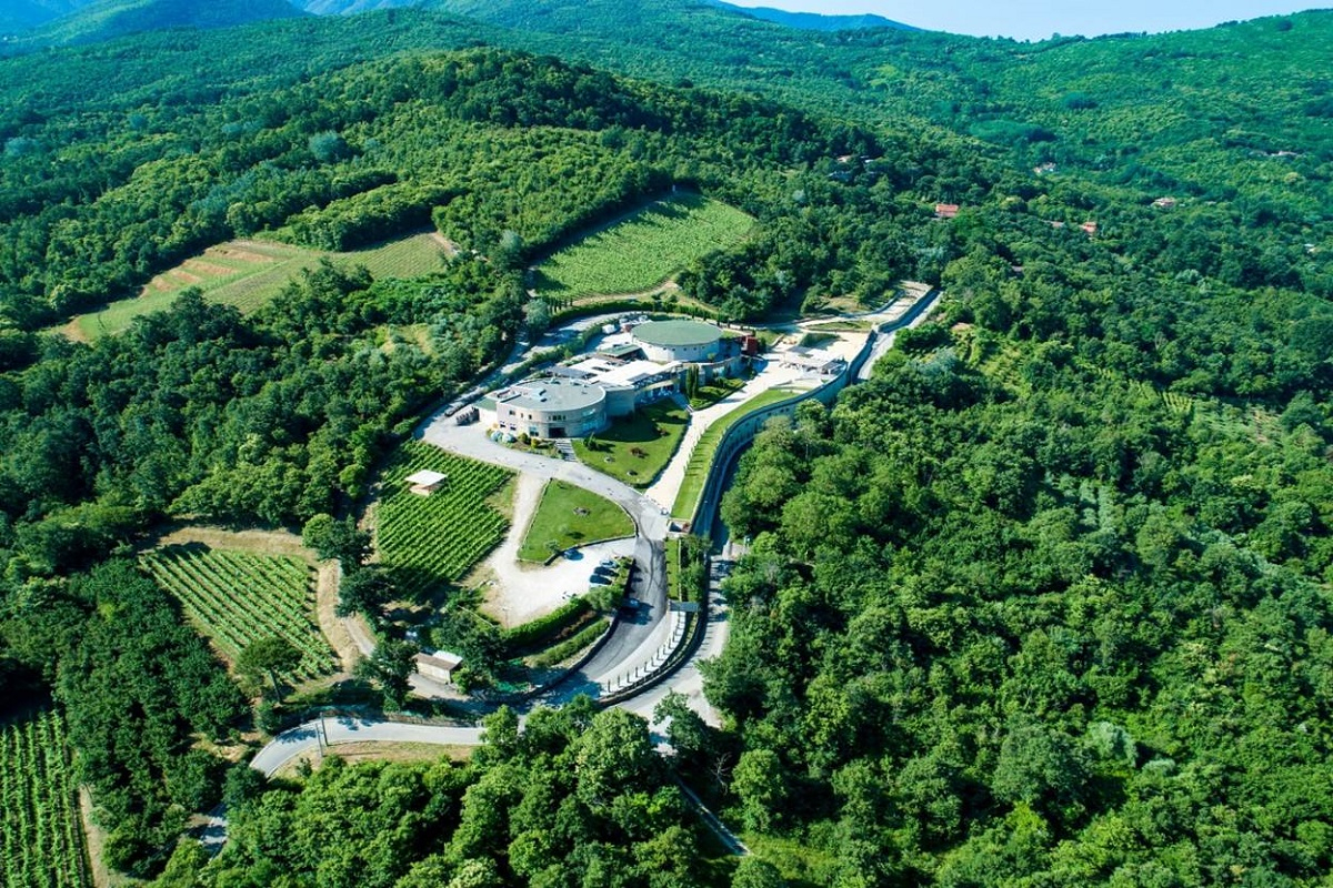 Panoramica di Villa Raiano