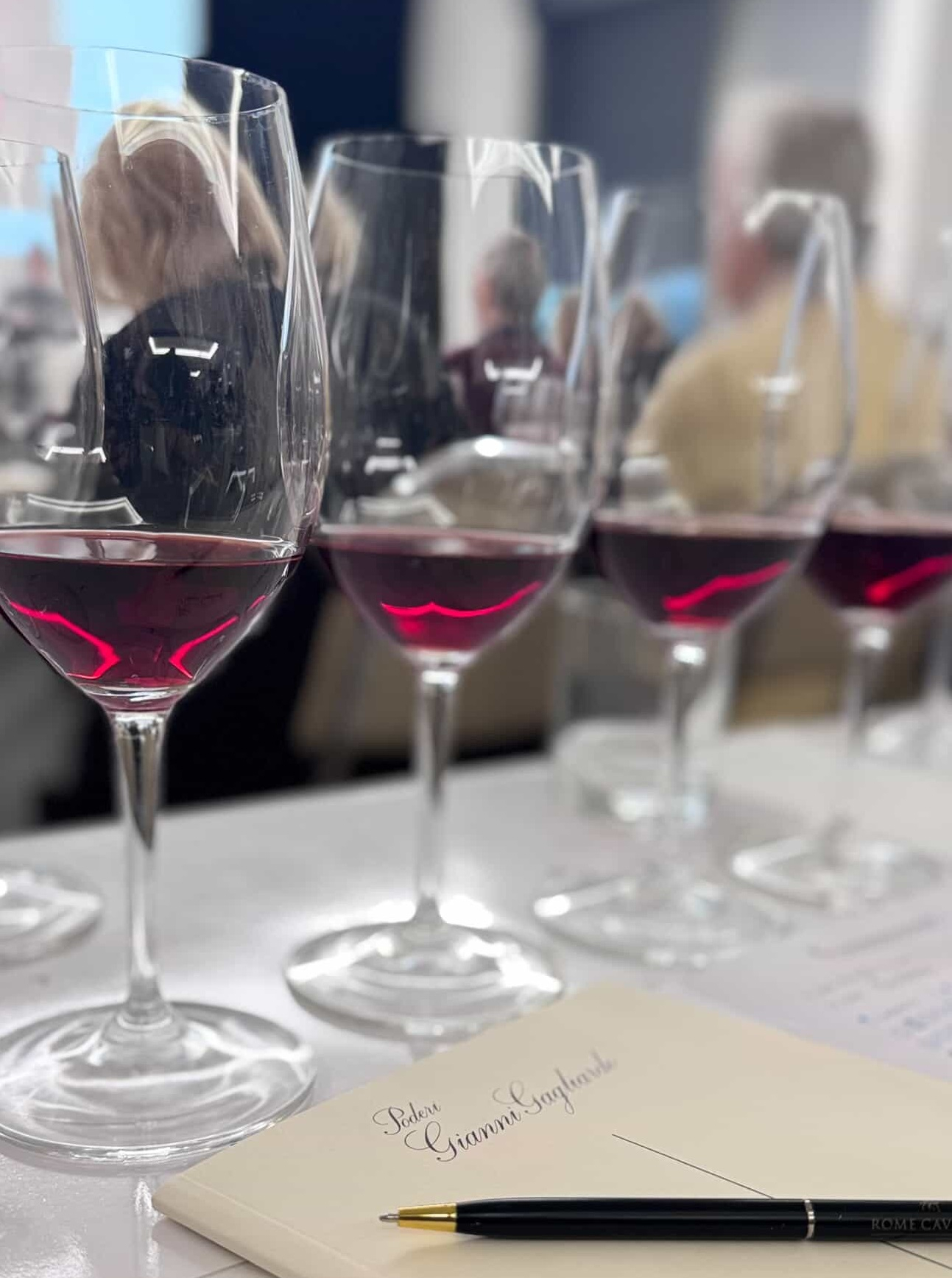 Calici in degustazione