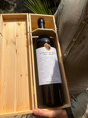 La Magnum di Passito omaggiata al Presidente della Repubblica